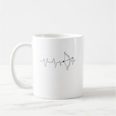 Bogenschießen Herzschlag fürs Pfeil und Bogen Koffiemok (Links)