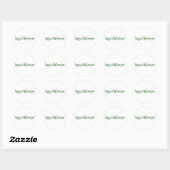 Bogey is de nieuwe pas ronde sticker (Vel)