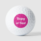 Bogey of Bust Golf Balls Golfballen (Voorkant)