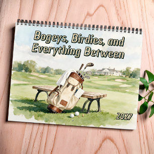 Bogeys, Birdies en Alles Ertussen Grappige Golf Kalender