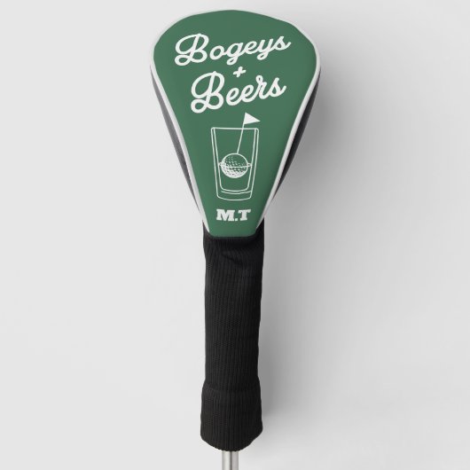 Bogeys en Beers Golf Cup Dag Golfheadcover (Voorkant)