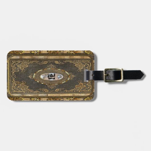 Bogged Old World Victoriaans Bagagelabel (Voorkant horizontaal)