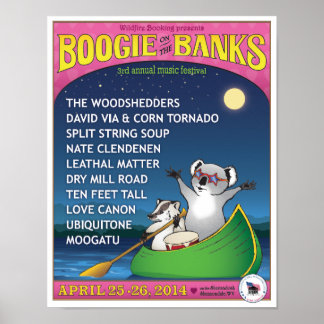 Bogie op het poster Banken 2014