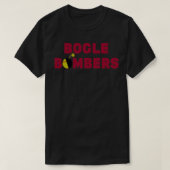 Bogle Bombers red Arkansas Softball T-shirt (Design voorkant)