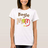 Bogle Hondenras Mam Gift T-shirt (Voorkant)