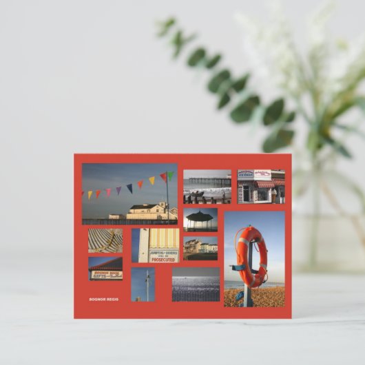 Bognor Regis briefkaart (Staand voorkant)