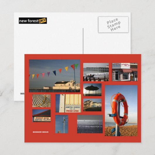 Bognor Regis briefkaart (Voorkant / Achterkant)