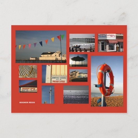 Bognor Regis briefkaart (Voorkant)