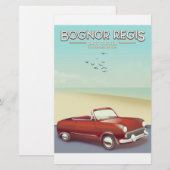 Bognor Regis  poster voor reizen langs de kust Briefpapier (Voorkant / Achterkant)