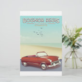 Bognor Regis  poster voor reizen langs de kust Briefpapier (Staand voorkant)