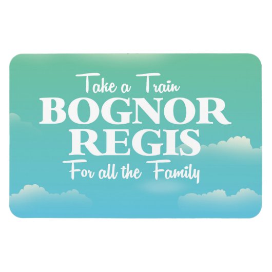 Bognor Regis vintage poster Magneet (Horizontaal)