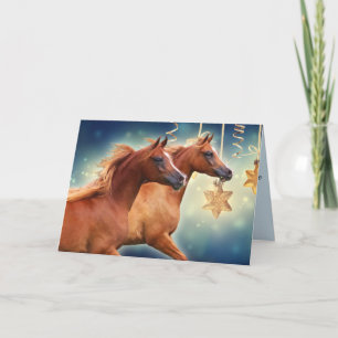 BOGO Colts Blauwe Kerstkaart Feestdagen Kaart