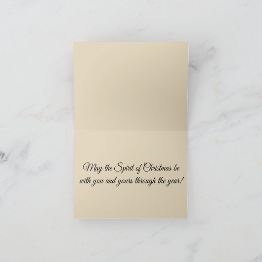 BOGO-kerstkaart Feestdagen Kaart (Binnen)