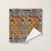 Bogolan Geometrische Bad Handdoek (Wasdoekje)