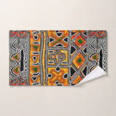 Bogolan Geometrische Bad Handdoek (Handdoek)