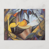 Bogomazov - Cityscape, Kiev Briefkaart (Voorkant)