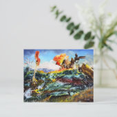 BOGOMIL'S FANTASY LANDSCAPE BRIEFKAART (Staand voorkant)