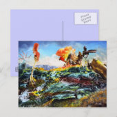 BOGOMIL'S FANTASY LANDSCAPE BRIEFKAART (Voorkant / Achterkant)