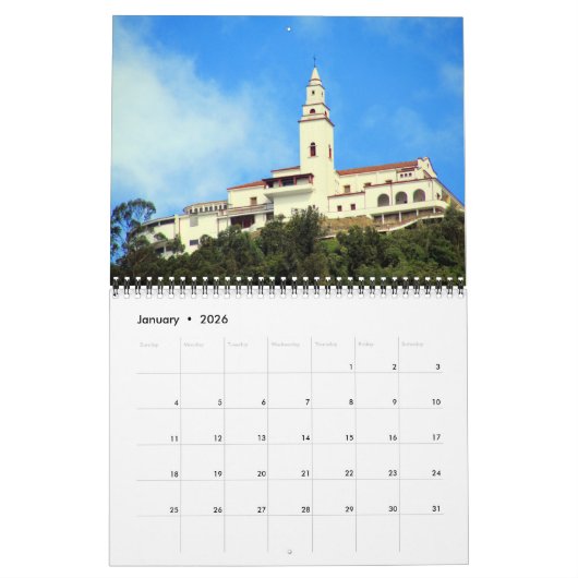 Bogota 2025 kalender (Jan 2026)
