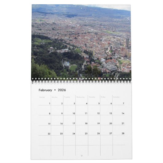Bogota 2025 kalender (Feb 2026)