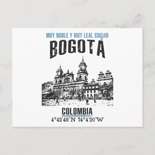 Bogotá Briefkaart (Voorkant)