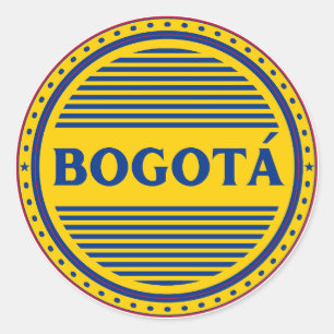 Bogotá City Pride Emblem – Colombiaanse identiteit Ronde Sticker