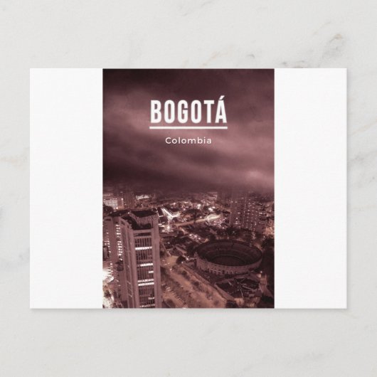 Bogota, Colombia Briefkaart (Voorkant)