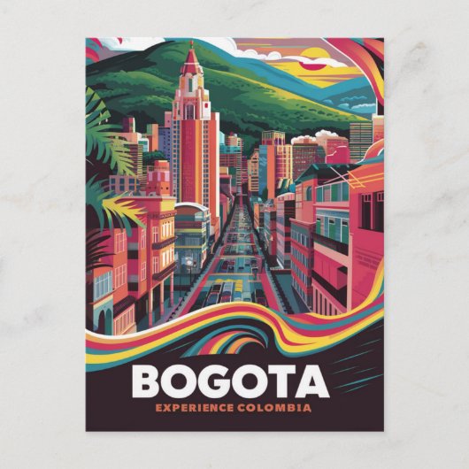 Bogota, Colombia Briefkaart (Voorkant)