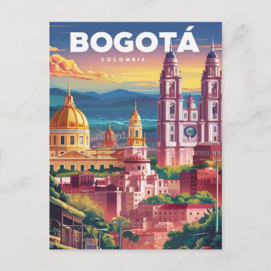 Bogota, Colombia Briefkaart (Voorkant)