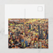Bogotá, Colombia, City View Art Briefkaart (Voorkant / Achterkant)