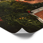 Bogota Colombia Illustratie Reizen Art Vintage Poster (Hoek)