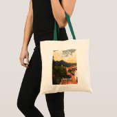 Bogota Colombia Illustratie Reizen Art Vintage Tote Bag (Voorkant (product))