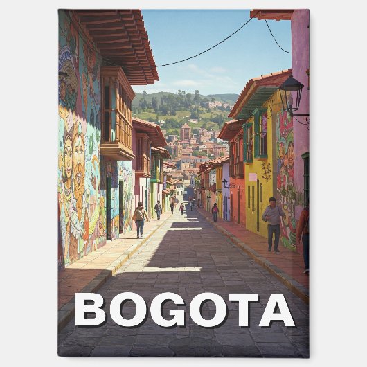 Bogota Colombia La Candelaria Bogotá Magneet (Voorkant)