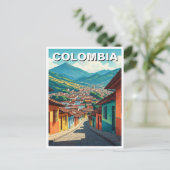 Bogota Colombia La Candelaria Briefkaart (Staand voorkant)