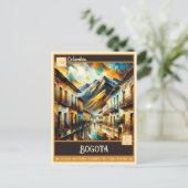Bogota, Colombia | schilderij Briefkaart (Staand voorkant)