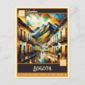 Bogota, Colombia | schilderij Briefkaart (Voorkant)
