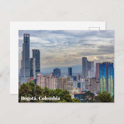 Bogotá, Colombia Skyline Briefkaart (Voorkant / Achterkant)