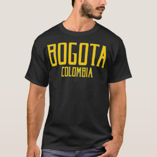 Bogota Colombia Tet Amber Print T-shirt