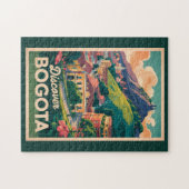 Bogota Colombia Travel Art Vintage Legpuzzel (Horizontaal)
