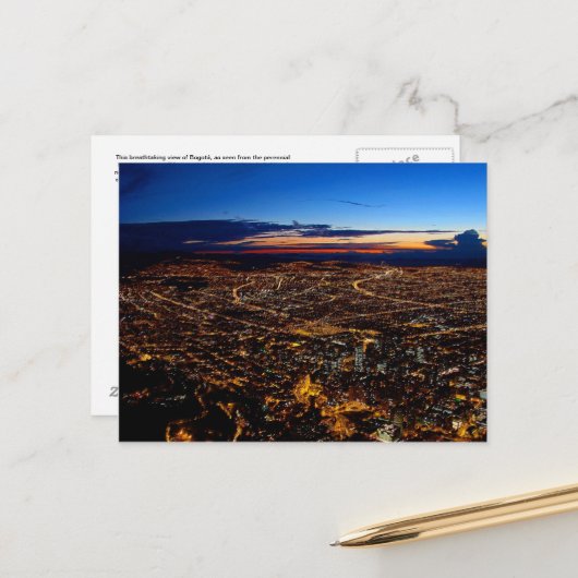 Bogotá Colombia Travel Post Kaart (Voorkant / Achterkant in situ)