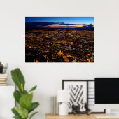 Bogotá Colombia Travel Poster (Thuiskantoor)