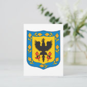 Bogota Colombia wapenstilstand Briefkaart (Staand voorkant)