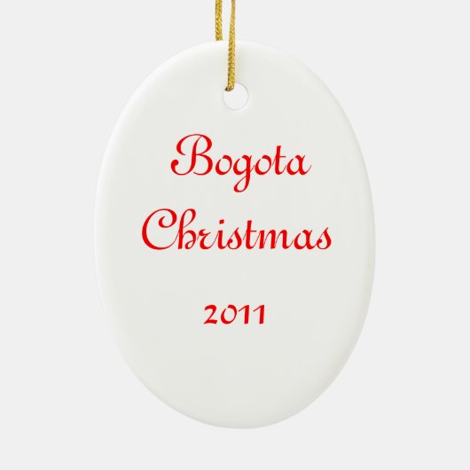 Bogota Ornament 2011 (Achterkant)