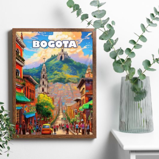 Bogotá, pearl of the Andes Poster