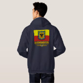 "Bogota Pride" Kleding Hoodie (Achterkant volledig)