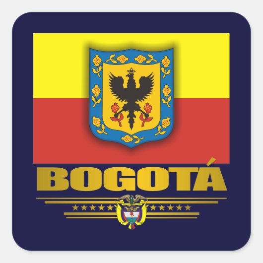 "Bogota Pride" Vierkante Sticker (Voorkant)