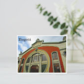 bogotá ronde briefkaart (Staand voorkant)