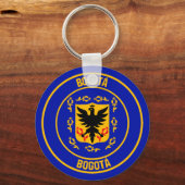 Bogotá Round Emblem Sleutelhanger (Voorkant)