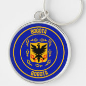 Bogotá Round Emblem Sleutelhanger (Voorkant)