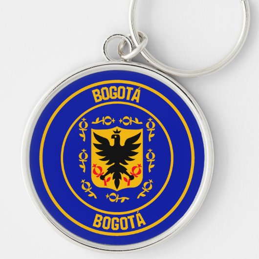 Bogotá Round Emblem Sleutelhanger (Voorkant)